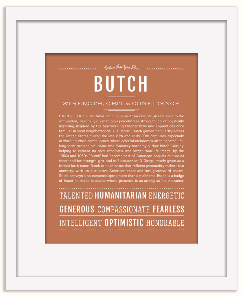 Butch | Name Art Print