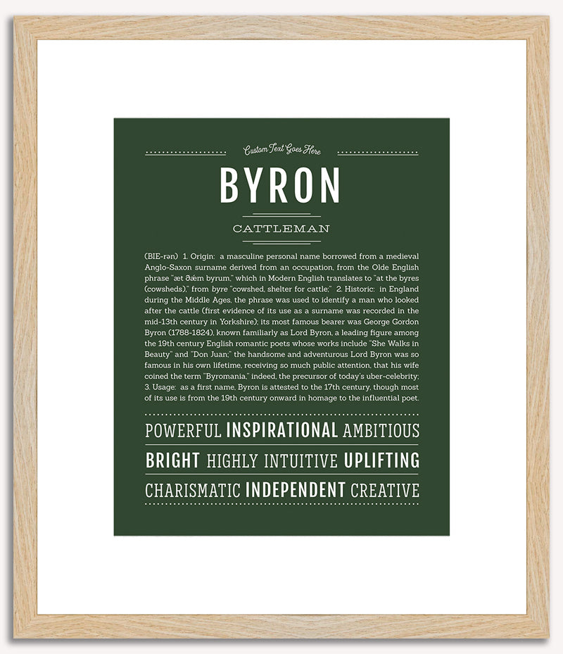 Byron | Name Art Print