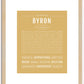 Byron | Name Art Print