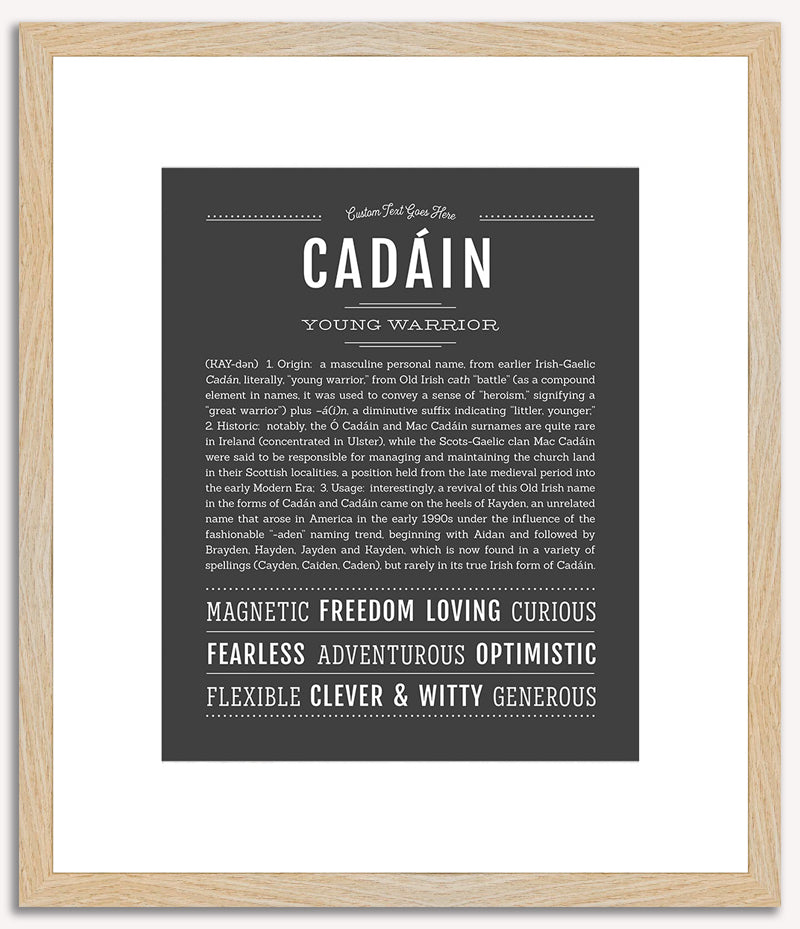 Cadain | Name Art Print