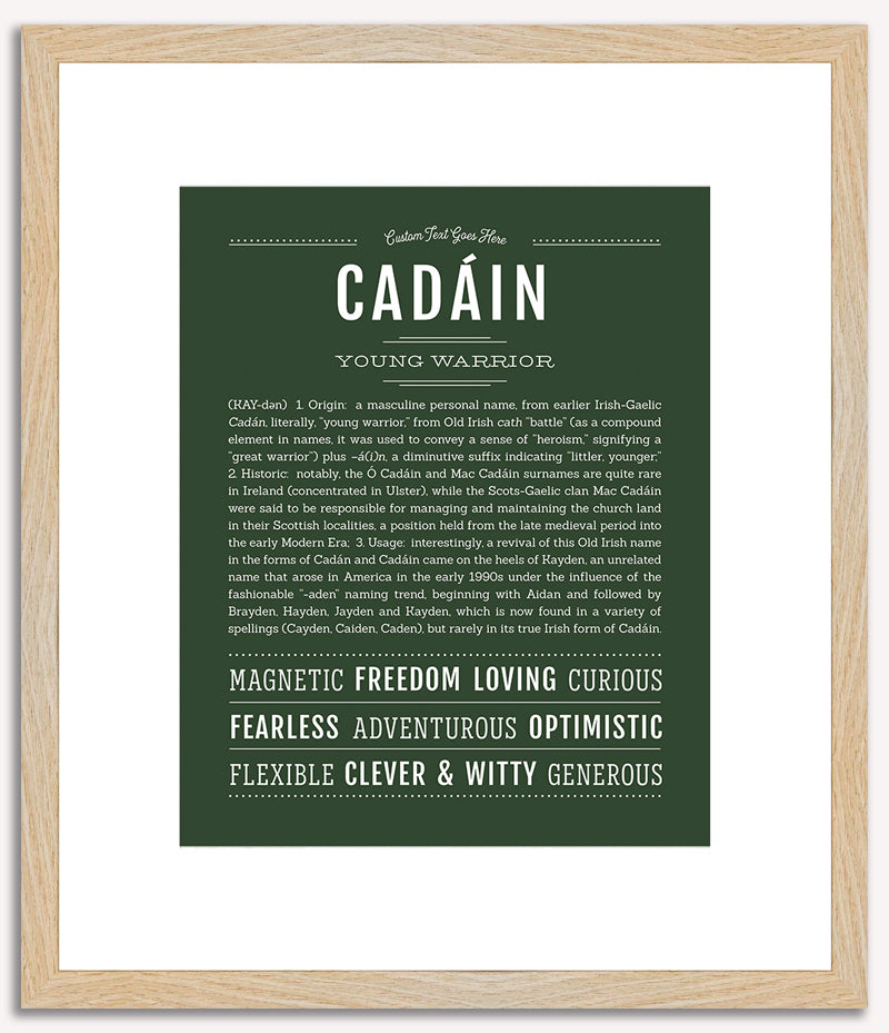 Cadain | Name Art Print
