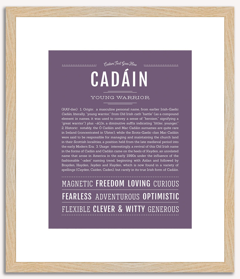 Cadain | Name Art Print