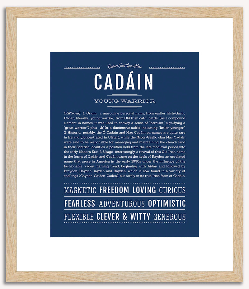 Cadain | Name Art Print