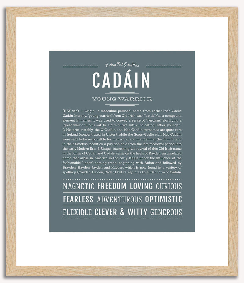 Cadain | Name Art Print