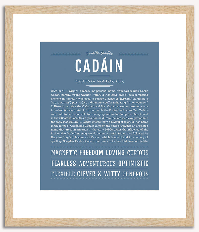 Cadain | Name Art Print