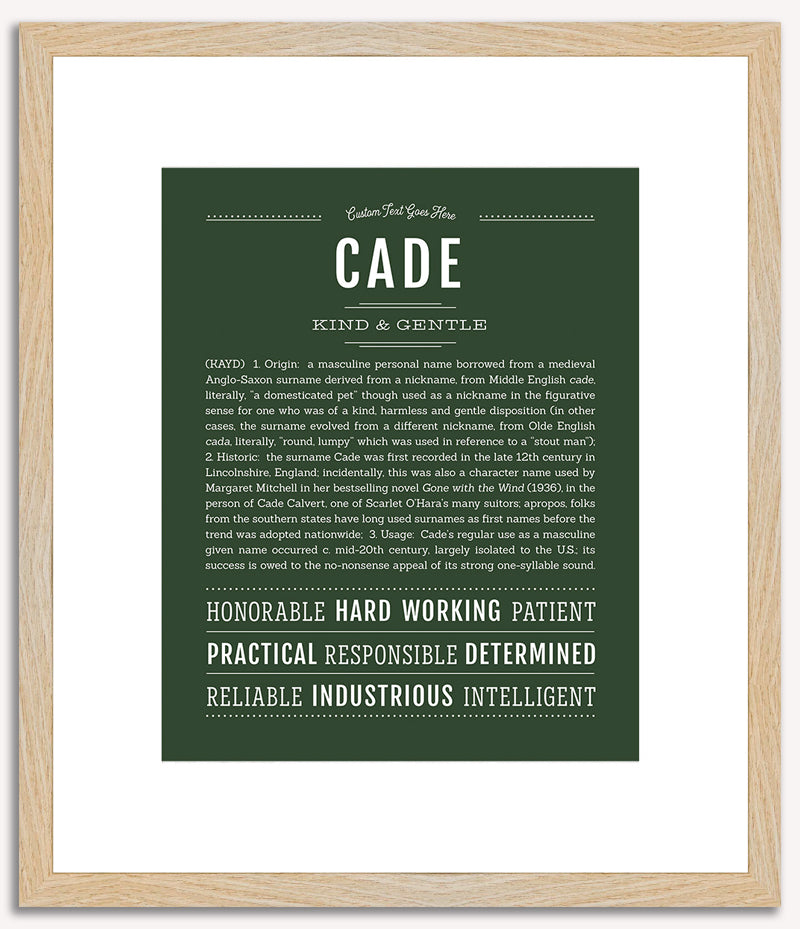 Cade | Name Art Print