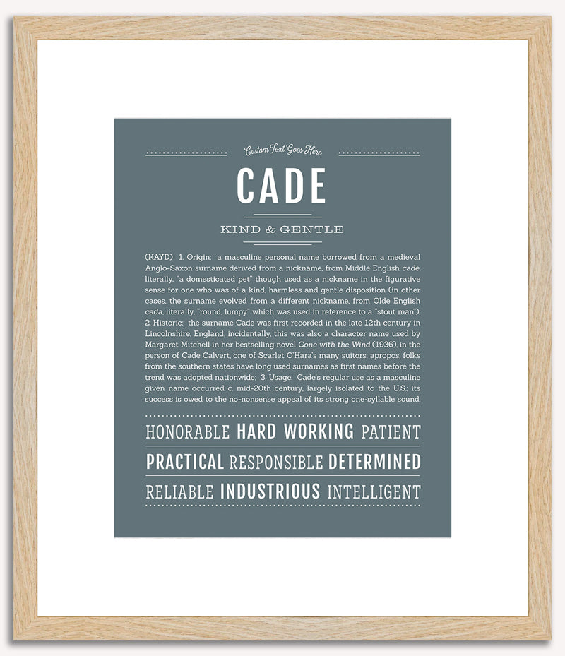 Cade | Name Art Print