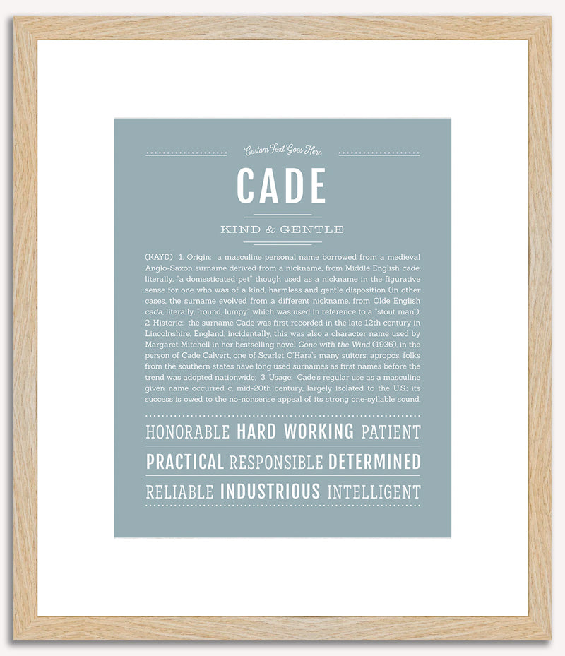 Cade | Name Art Print