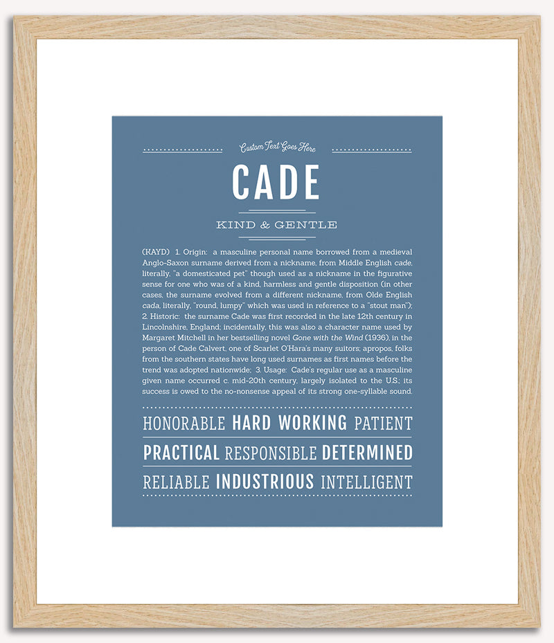 Cade | Name Art Print