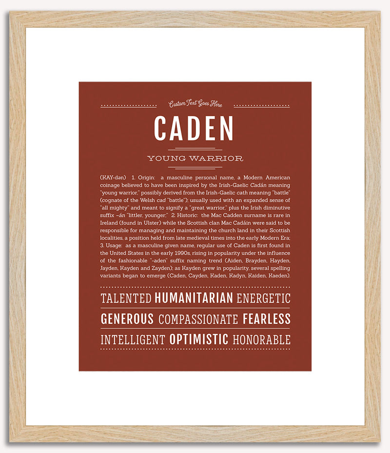 Caden | Name Art Print