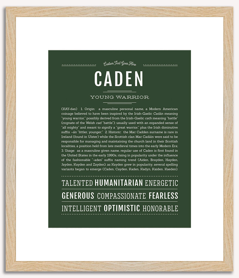 Caden | Name Art Print