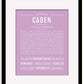 Frame Options | Lilac | Black Frame, Matted