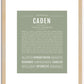 Caden | Name Art Print