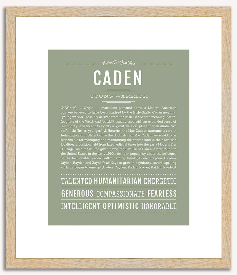 Caden | Name Art Print