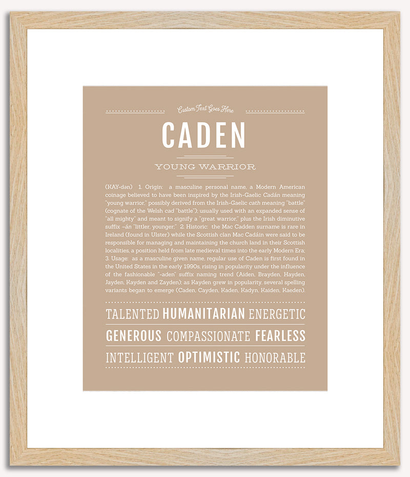 Caden | Name Art Print