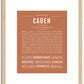 Caden | Name Art Print