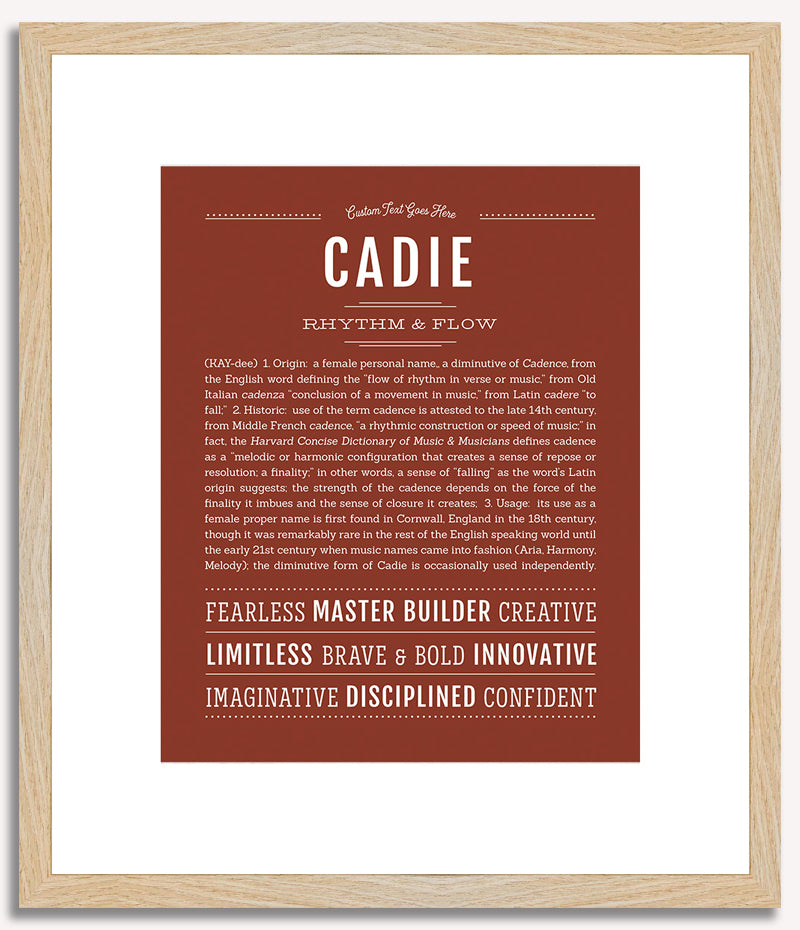 Cadie | Name Art Print