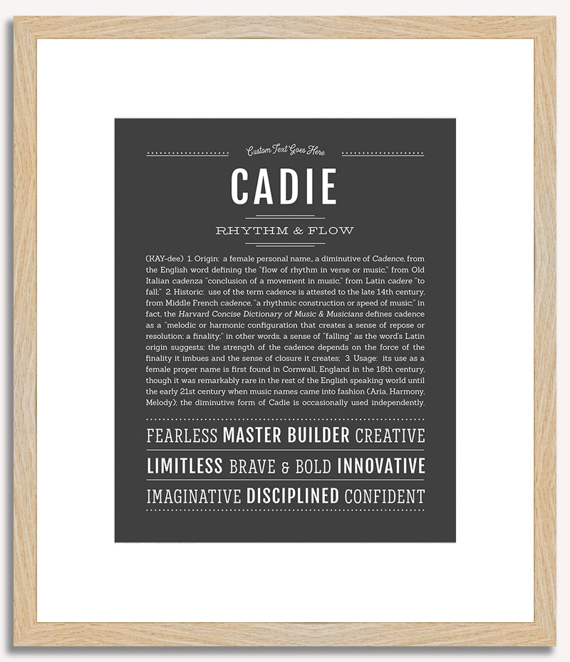 Cadie | Name Art Print