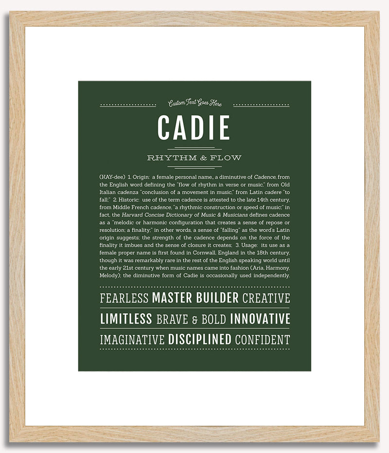 Cadie | Name Art Print