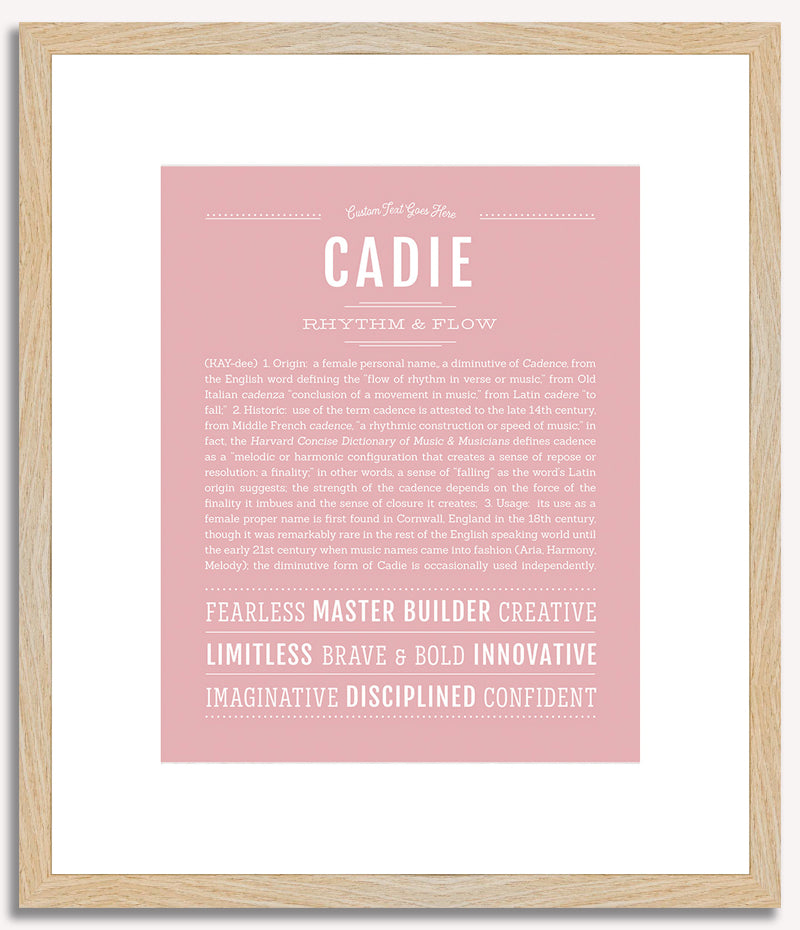 Cadie | Name Art Print