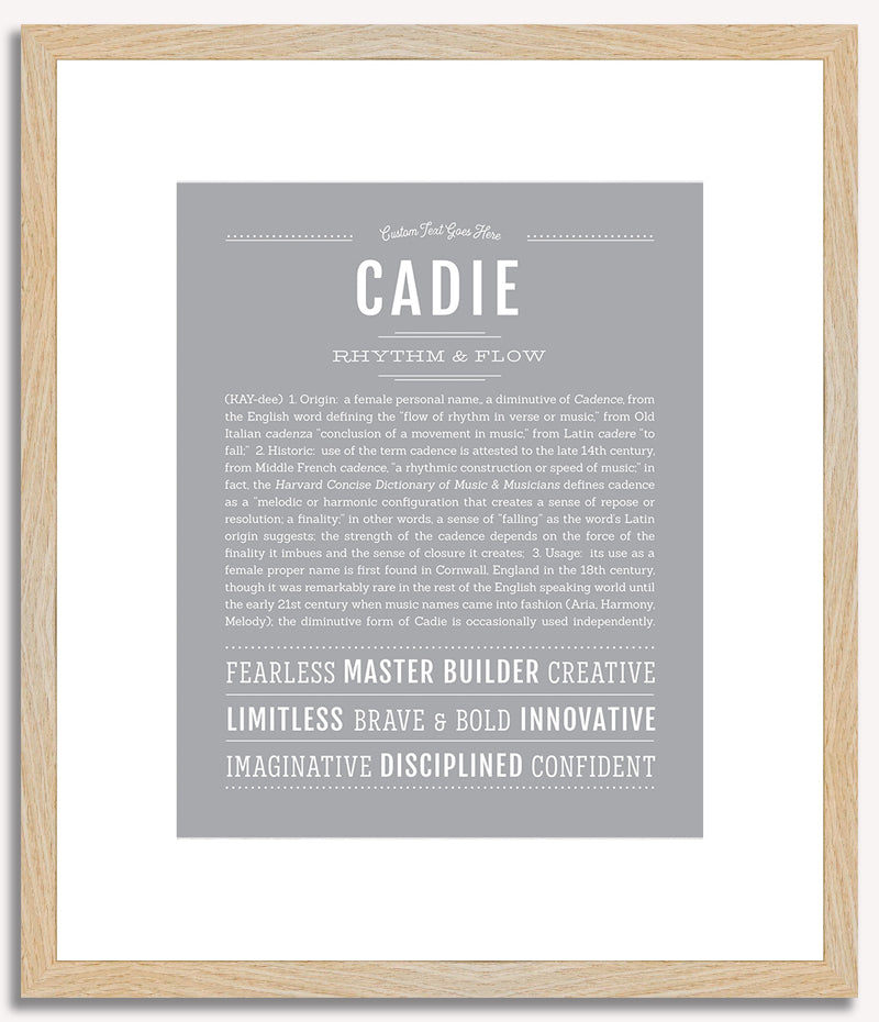 Cadie | Name Art Print