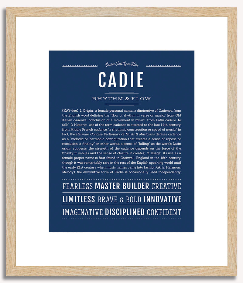 Cadie | Name Art Print