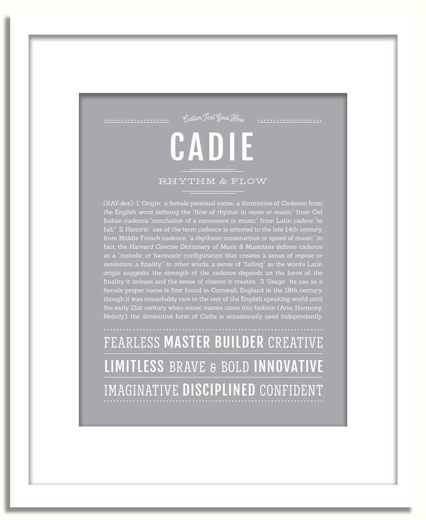 Frame Options | Light Gray | White Frame, Matted