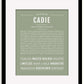 Frame Options | Sage | Black Frame, Matted