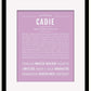 Frame Options | Lilac | Black Frame, Matted