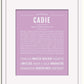 Frame Options | Lilac | White Frame, Matted