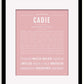 Frame Options | Dusty Rose | Black Frame, Matted