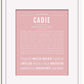 Frame Options | Dusty Rose | White Frame, Matted