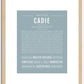 Cadie | Name Art Print