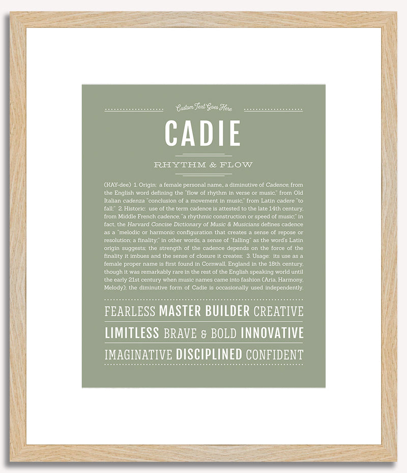 Cadie | Name Art Print