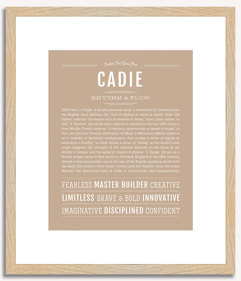 Cadie | Name Art Print