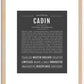 Cadin | Name Art Print