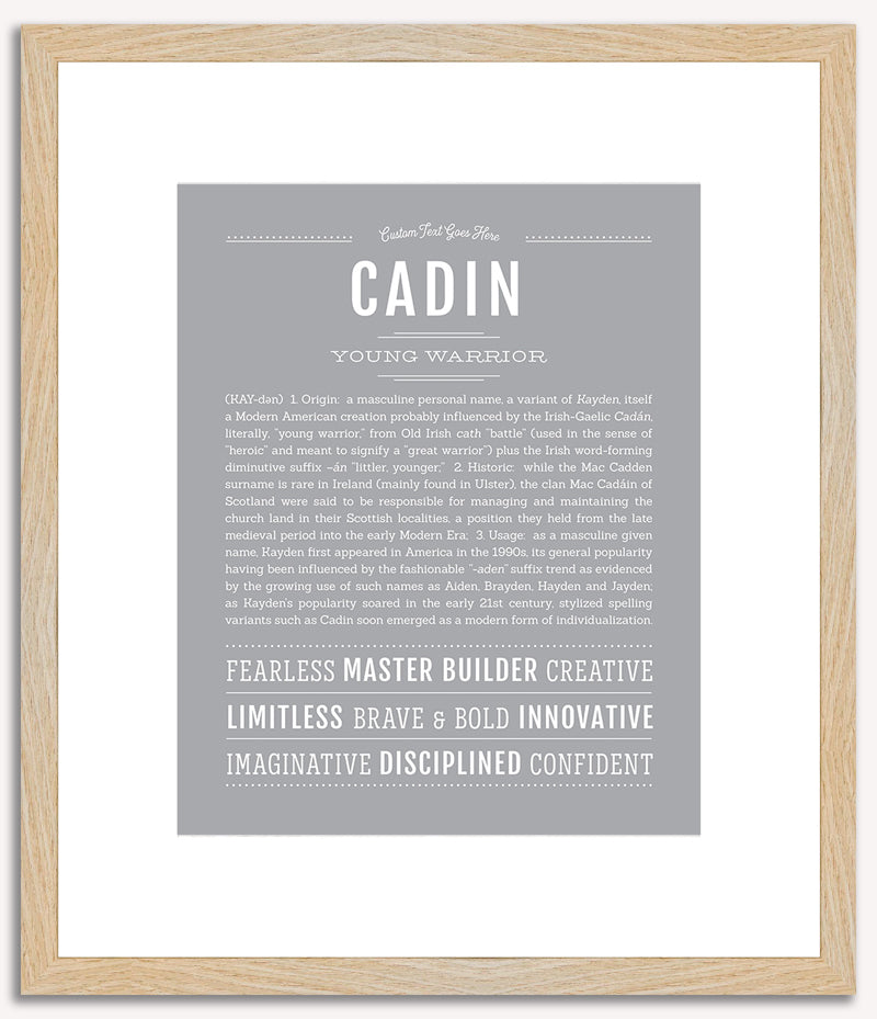 Cadin | Name Art Print