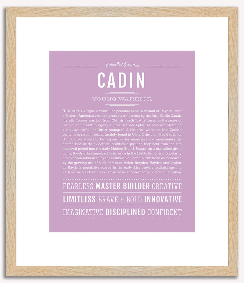 Cadin | Name Art Print