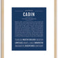 Cadin | Name Art Print