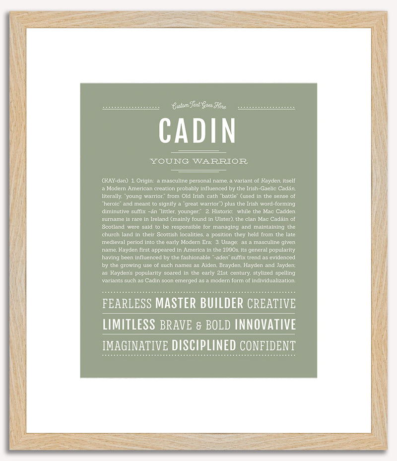 Cadin | Name Art Print