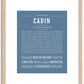 Cadin | Name Art Print