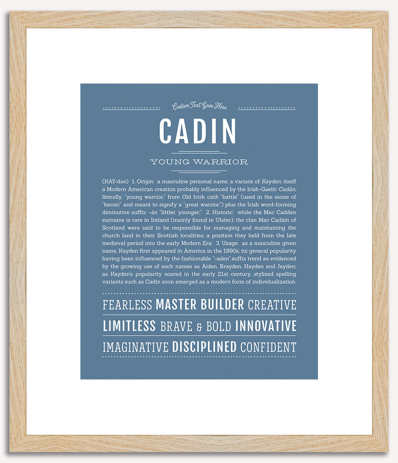 Cadin | Name Art Print