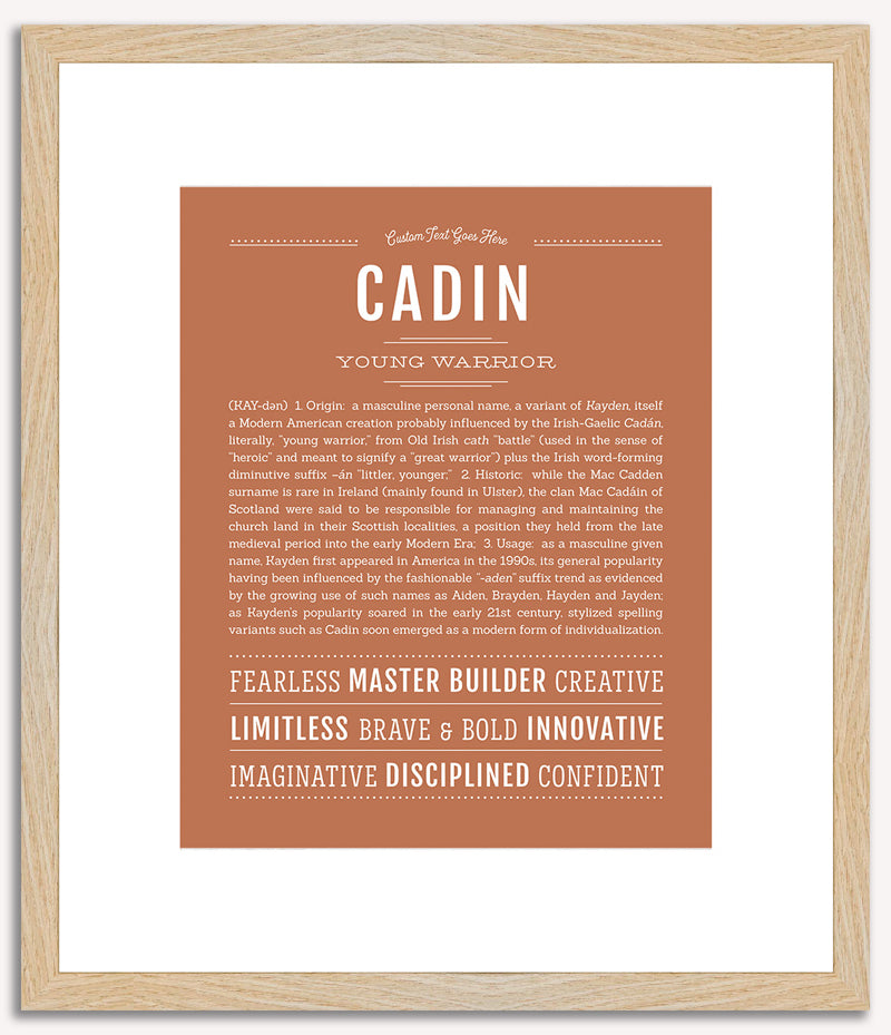 Cadin | Name Art Print