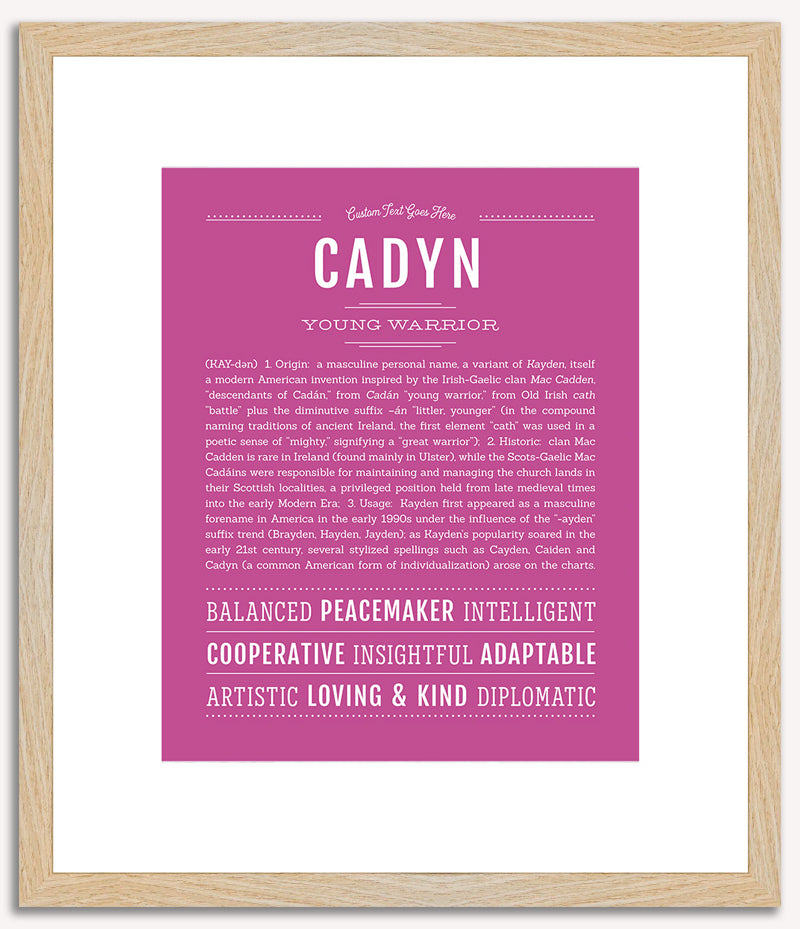 Cadyn | Name Art Print