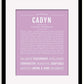 Frame Options | Lilac | Black Frame, Matted