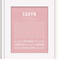 Frame Options | Dusty Rose | White Frame, Matted