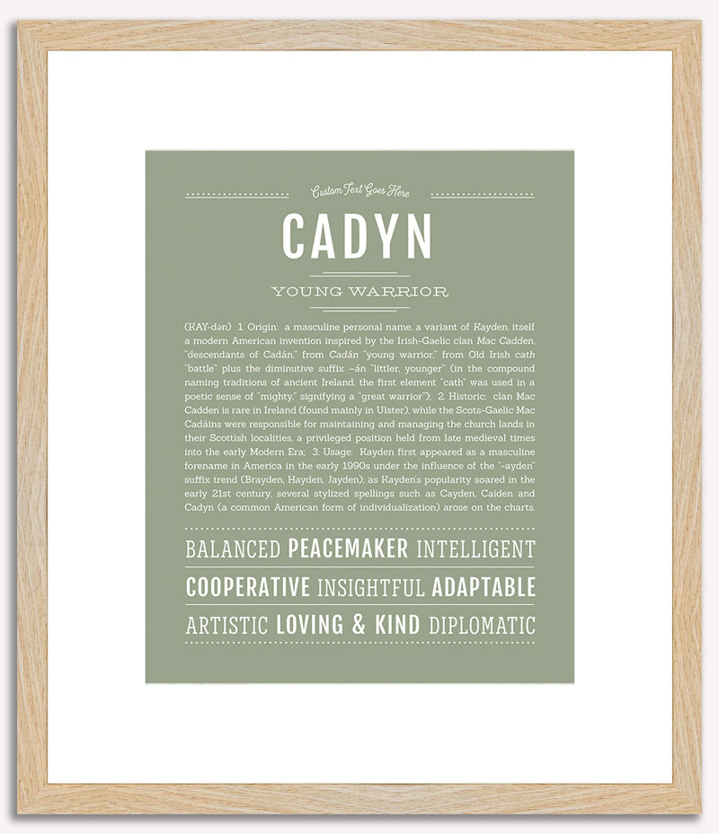 Cadyn | Name Art Print