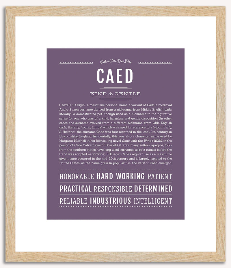 Caed | Name Art Print