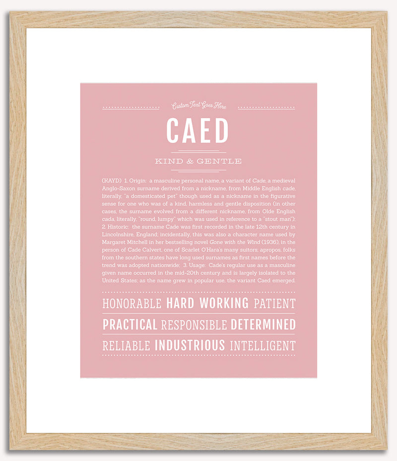 Caed | Name Art Print