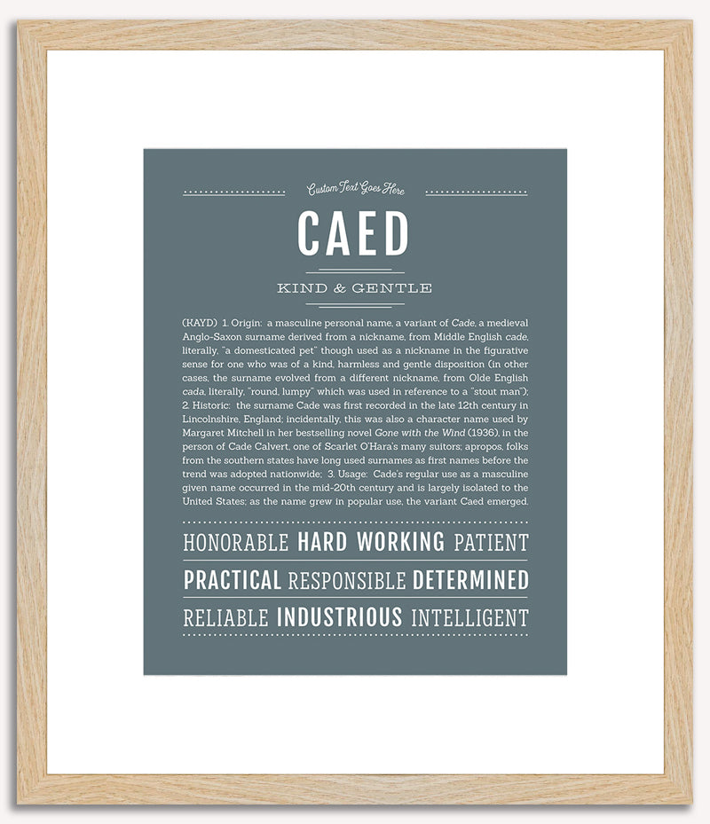 Caed | Name Art Print